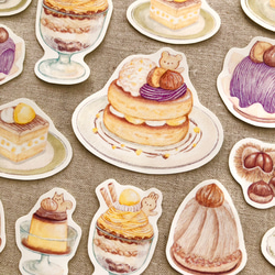 マロンデザート フレークシール 3枚目の画像