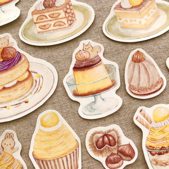 マロンデザート フレークシール 4枚目の画像