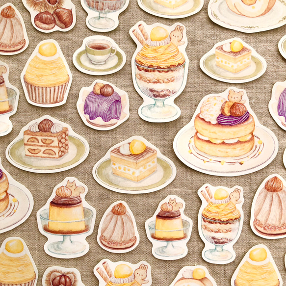 マロンデザート フレークシール 1枚目の画像