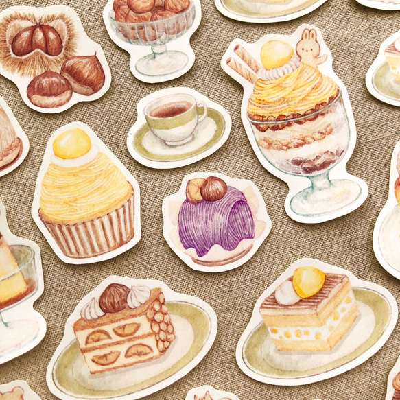 マロンデザート フレークシール 2枚目の画像