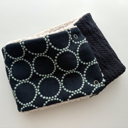 ミナペルホネン コドモのネックウォーマー タンバリン×スリーピング