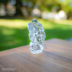 レア・希少！レインボー入り！ガネーシャ神像・虹入りヒマラヤ水晶119 天然石彫刻置物・インドの神様・商売繁盛・学問の神様 10枚目の画像