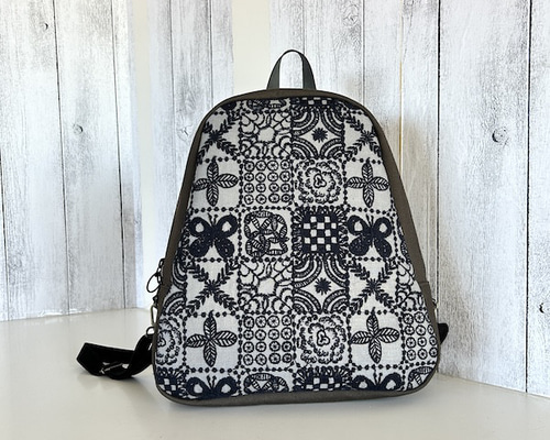 creema限定、ミナペルホネンForest tileのリュック1点もの リュック