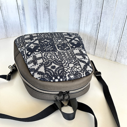 creema限定、ミナペルホネンForest tileのリュック1点もの