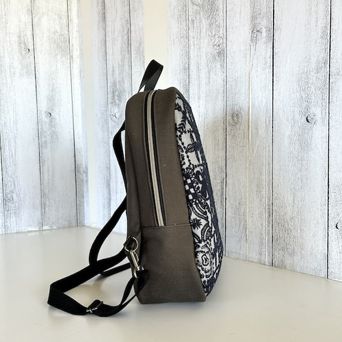 creema限定、ミナペルホネンForest tileのリュック1点もの