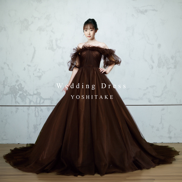 ウェディングドレス 結婚式 挙式 カラードレス お色直し Aライン 20代