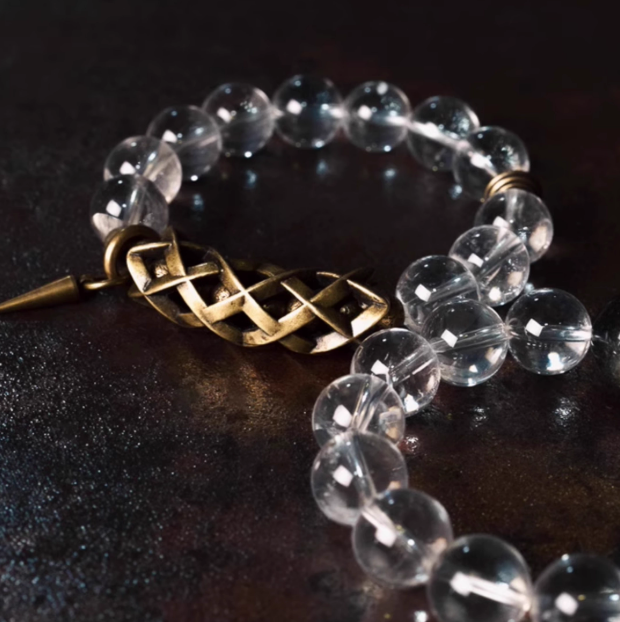 ◤ Refined ◢  白水晶（ホワイト クリスタル） ブレスレット
