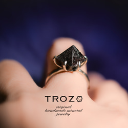 ルビー 鉱物原石 14kgf / シルバー925 リング 指輪 【石おまかせ 金具