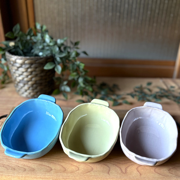 カラフルみるくのグラタン皿 1枚目の画像