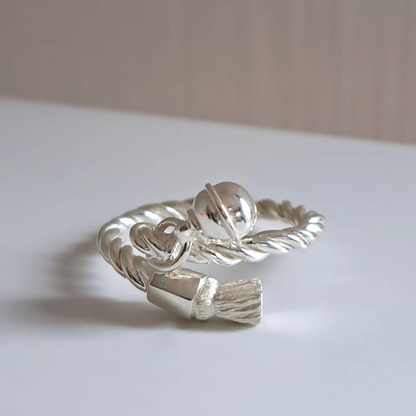 【 鈴の指輪「おねがいリング」 】 鈴 本坪鈴 鈴リング 鈴指輪 京都