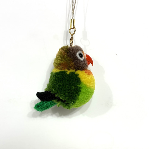 ぽんぽん小鳥 小さなインコシリーズ キエリクロボタンインコ