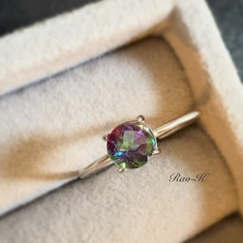 トパーズリング クラシック　あんてぃ アンティーク トパーズリング シルバー