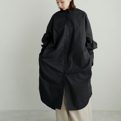 フリルネックキャンディースリーブブラウス(ブラック) ブラウス MELUMO