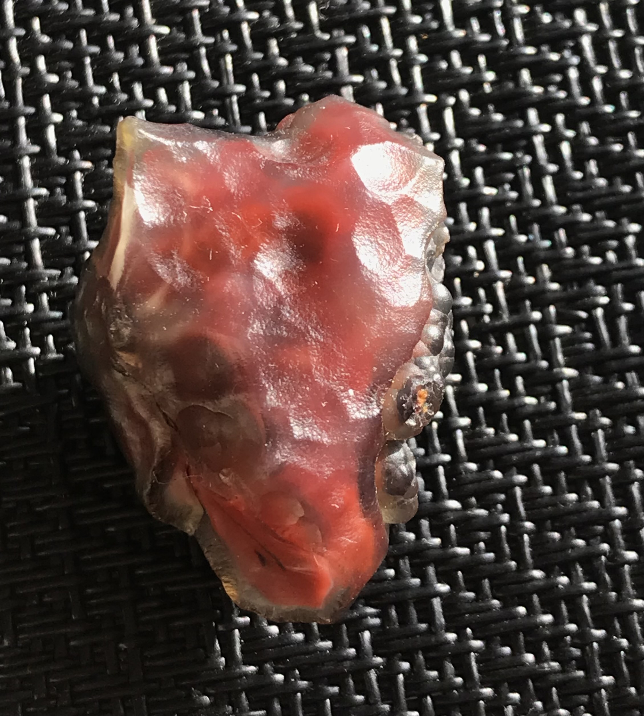 ゴビ石−1410 ゴビ瑪瑙　黒山瑪瑙　原石