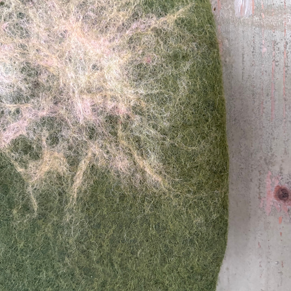 SALE! 羊毛 フェルト バッグ トートバッグ ハンドメイド 6枚目の画像