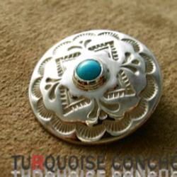 太陽モチーフ シルバーコンチョ シルバー925✕k18 コンビアクセサリー