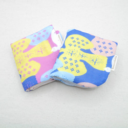 ふわもこハンカチ｜北欧の鳥たち-Nordic Birds-｜L・20×20cm｜ガーゼハンカチ｜ハンドタオル｜ギフト 1枚目の画像