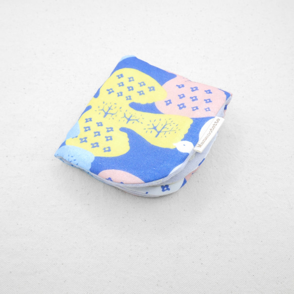 ふわもこハンカチ｜北欧の鳥たち-Nordic Birds-｜L・20×20cm｜ガーゼハンカチ｜ハンドタオル｜ギフト 10枚目の画像