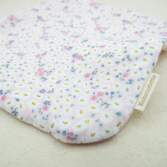 ふわもこハンカチ｜花絨毯-Flower Carpet-｜L・20×20cm｜ガーゼハンカチ｜敏感肌｜ハンドタオル 8枚目の画像