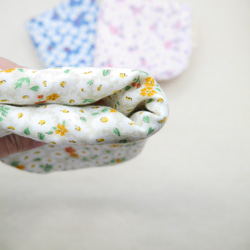 ふわもこハンカチ｜花絨毯-Flower Carpet-｜L・20×20cm｜ガーゼハンカチ｜敏感肌｜ハンドタオル 6枚目の画像