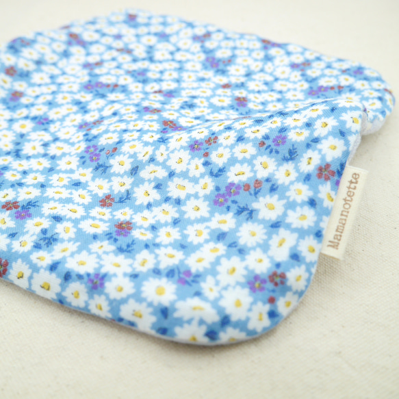 ふわもこハンカチ｜花絨毯-Flower Carpet-｜L・20×20cm｜ガーゼハンカチ｜敏感肌｜ハンドタオル 9枚目の画像