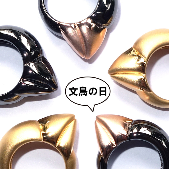 ピカピカ文鳥のくちばしイヤカフSV925【PioParakee】Java sparrow's beak ear cuff 7枚目の画像