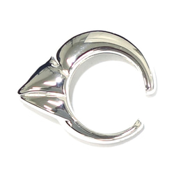 ピカピカ文鳥のくちばしイヤカフSV925【PioParakee】Java sparrow's beak ear cuff 3枚目の画像