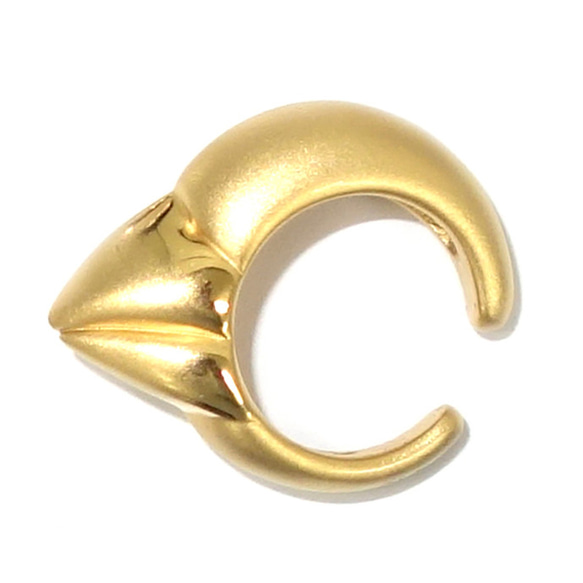 ピカピカ文鳥のくちばしイヤカフSV925【PioParakee】Java sparrow's beak ear cuff 11枚目の画像