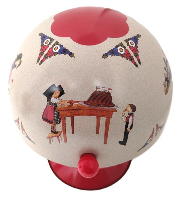 新入荷！フランス！ディスプレイにも『フランスのアルザス　Hansi(ハンジ)　TIN缶　小物入れ（ボール型）』 2枚目の画像