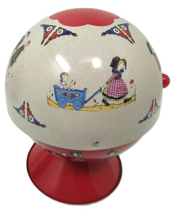 新入荷！フランス！ディスプレイにも『フランスのアルザス　Hansi(ハンジ)　TIN缶　小物入れ（ボール型）』 1枚目の画像