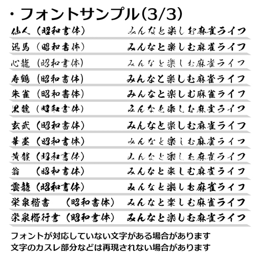 オリジナル麻雀牌作成（28mm牌・文字） その他雑貨 三反田 通販