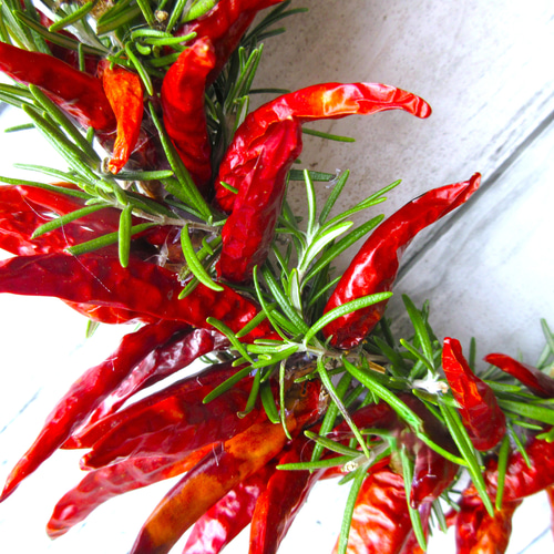 ローズマリーと唐辛子 リース Cotton Cloth 通販 19991964｜Creema