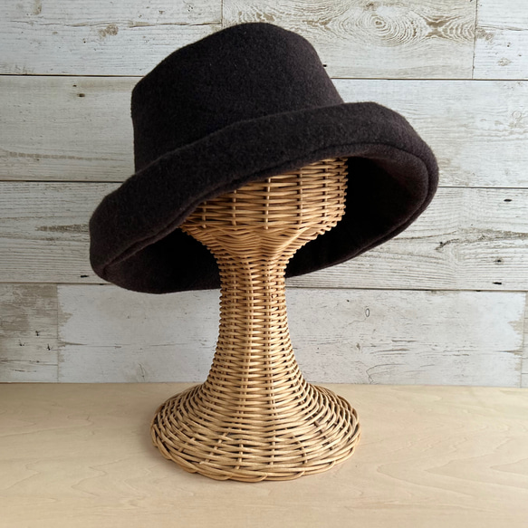 ウールクロッシェ・バーガンディー 5枚目の画像