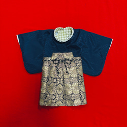 即納✨犬の着物 犬用本格大振袖 M 犬服 お引き摺り 正絹 古典柄 松竹梅