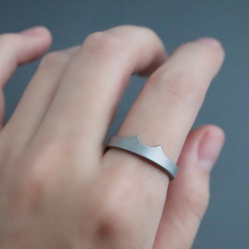 ねこのペアリング♦︎刻印♦︎名入れ♦︎つや消し♢フリーサイズ