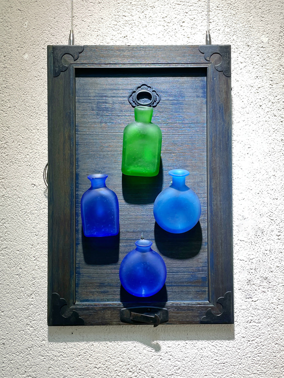 壜の掛け花入れ  ＊ご注文前に在庫があるか『質問』でお尋ねください 8枚目の画像