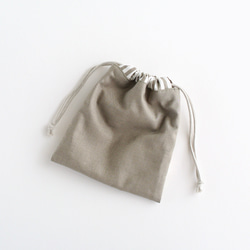 インド刺繍リボンのミニ巾着　くすみカラー 6枚目の画像