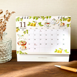 2026年台曆[茶、水果與動物] 第12張的照片