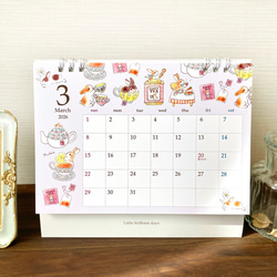 2026年台曆[茶、水果與動物] 第4張的照片