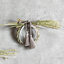 2種のユーカリとビバーナム ティナスのドライフラワースワッグ ドライ