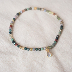 再販】ターコイズブレス～ターコイズ×ホワイトハーツ×ナホバパール