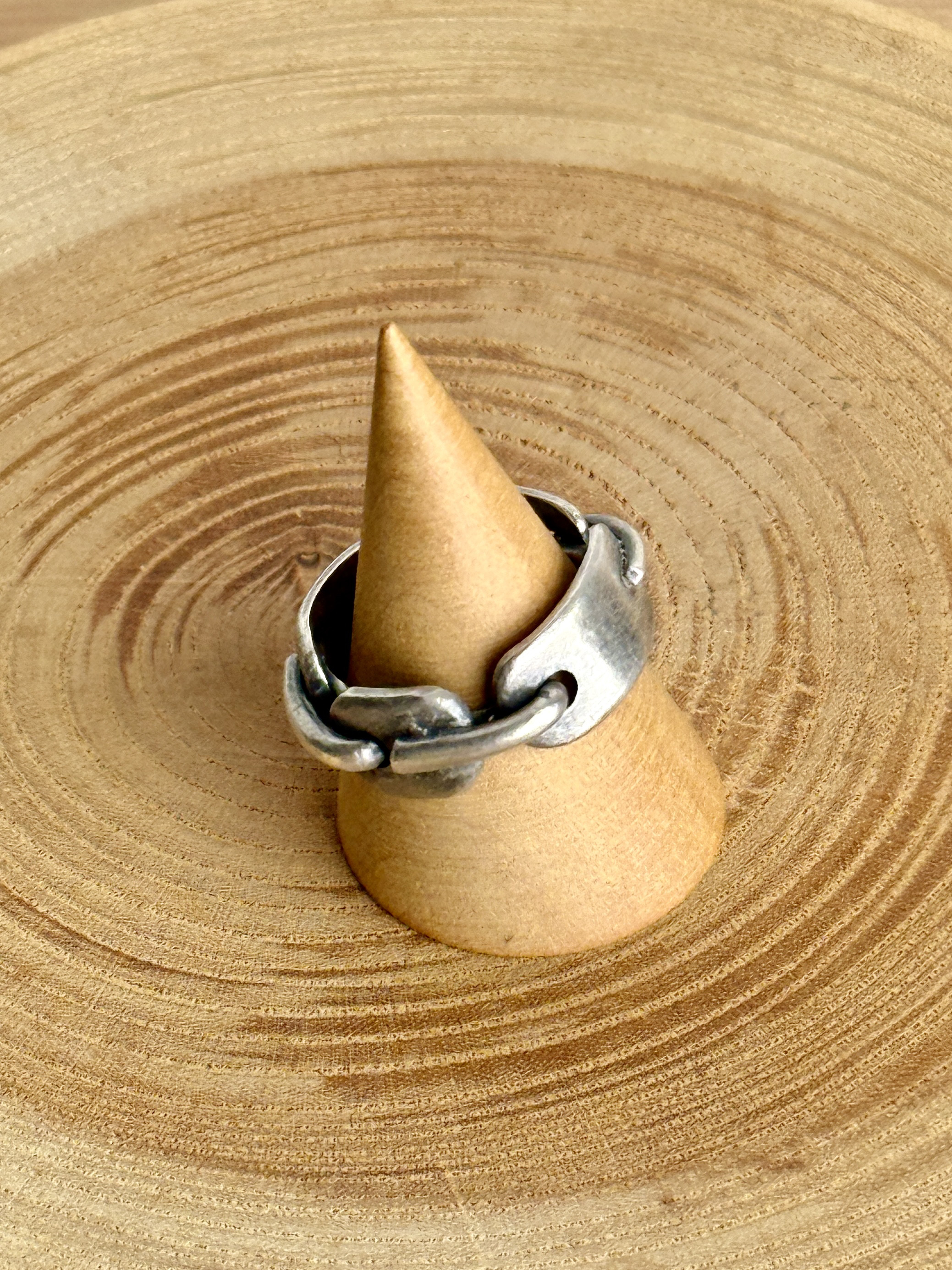 純銀稼働いぶしリング 4,837円