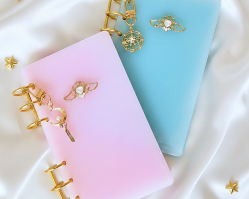 選べる2色】A6 レジン 貯金バインダー 家計管理｜積立貯金・saving