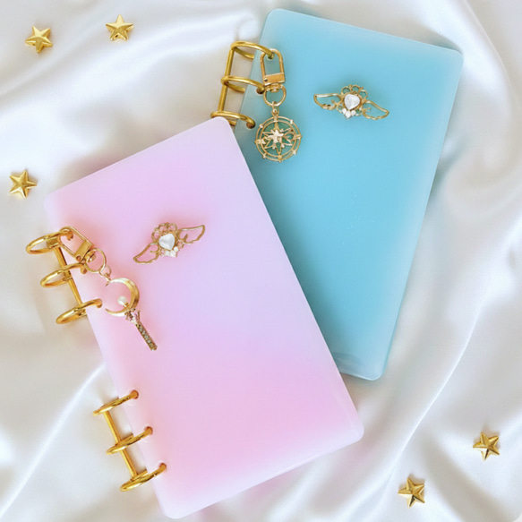 選べる2色】A6 レジン 貯金バインダー 家計管理｜積立貯金・saving