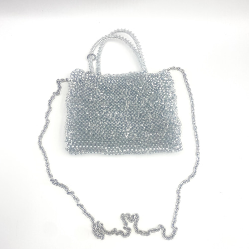 アンテプリマ ワイヤーバッグ ミニアトゥーラ シルバー ショルダー