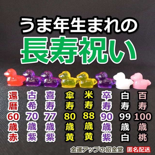 長寿祝い干支置物うま（還暦祝い・古希祝い・喜寿祝い・傘寿祝い・米寿祝い・卒寿祝い・白寿祝い・百寿祝い）