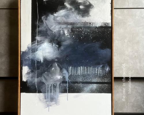 現代アート 70×50㎝ フレーム付き モダン 絵画 抽象画 インテリア