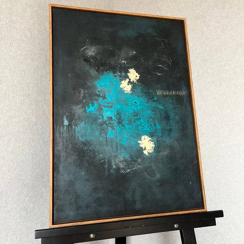 現代アート 70×50㎝ フレーム付き モダン 絵画 抽象画 現代アート 70×50㎝ フレーム付き モダン 絵画 抽象画