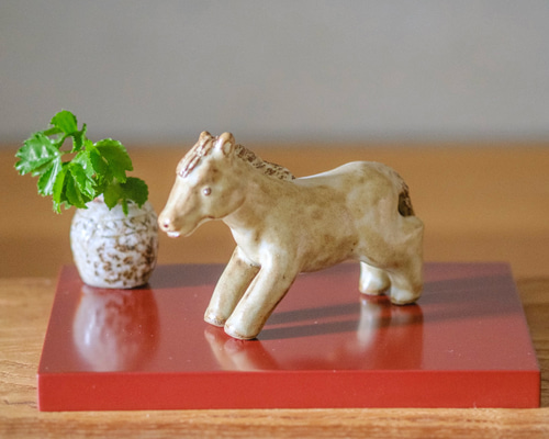 受注販売]2026年 干支飾り 午 うま オブジェ その他置物 わのえ工房