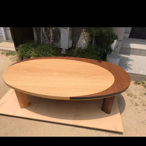 こたつ楕円タモ120日本製・ヒーター別売り 71bea347837ae0efc3b0dc49299c6f